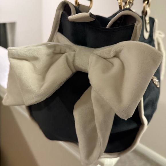 New Juicy Couture Dreamy Juicy Tote bag with Bows Crown Vintage - Picture 2 of 7
